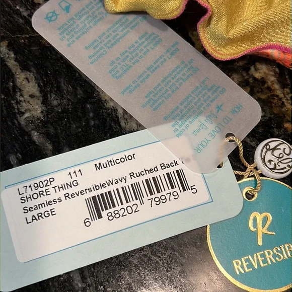 Luli Fama Shore Thing Seamless Wavy Ruched Back Side Tie Bottom - Picture 13 of 16